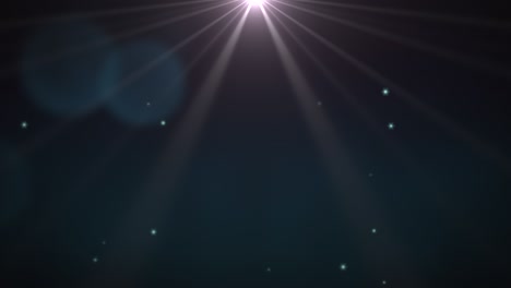 luces blancas y rayos de sol en un fondo brillante