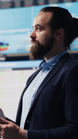 vertical video company administrator searching for a new solution to obtain business growth