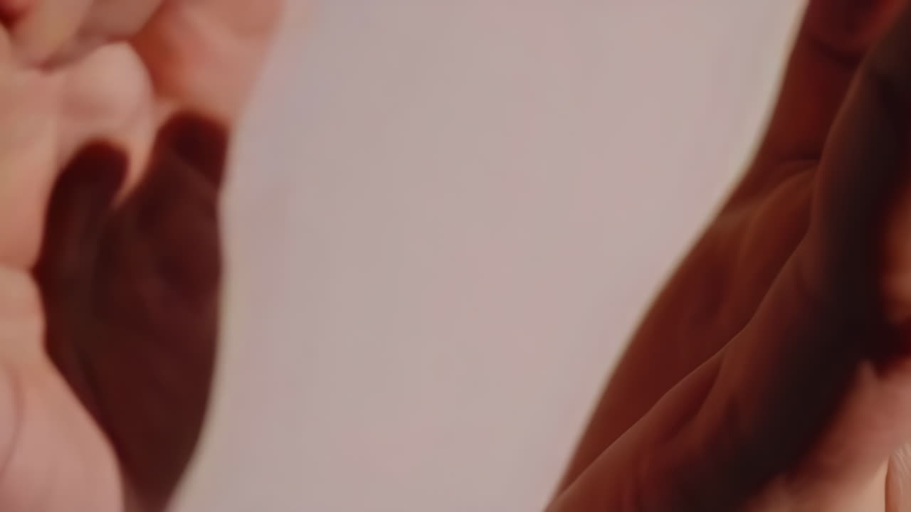 primer plano de las manos