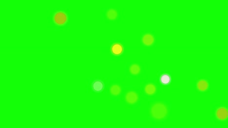 green background and various color bokeh