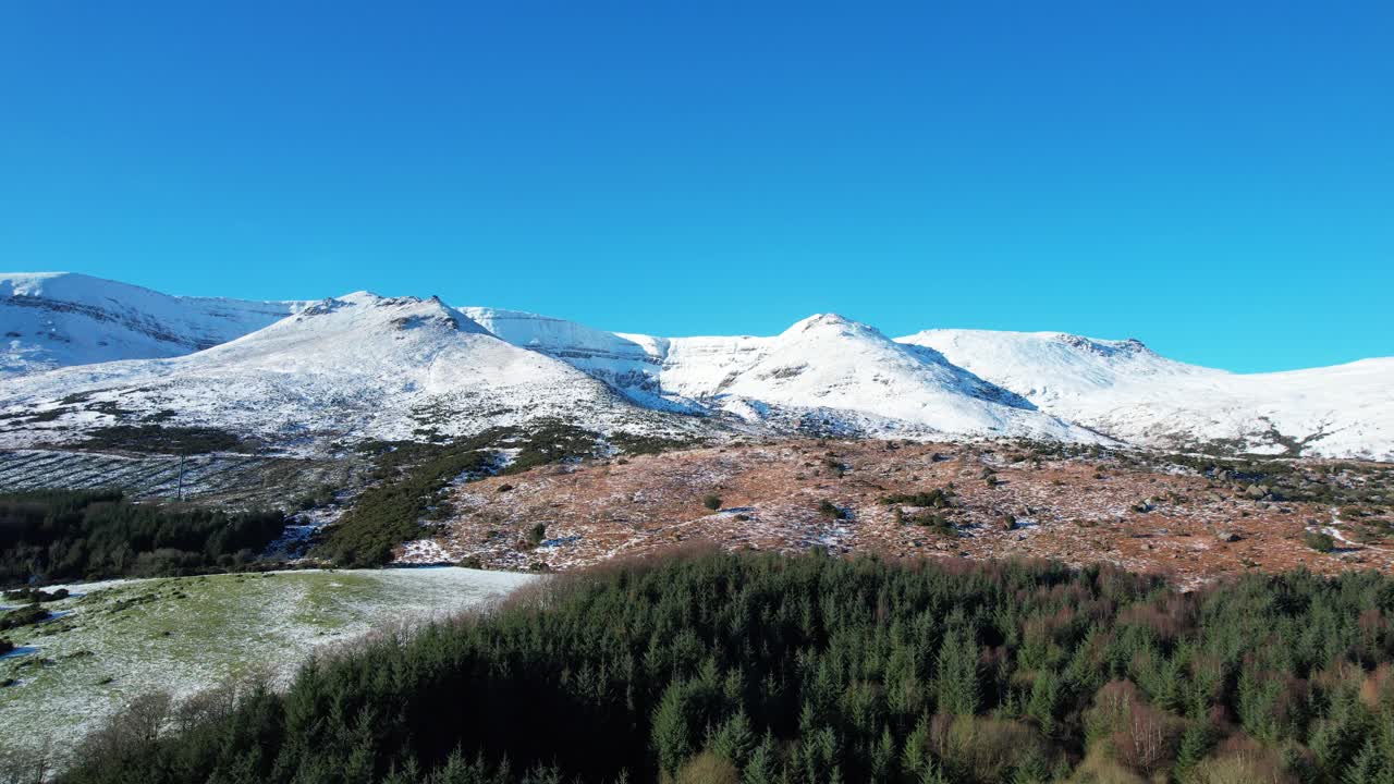 Ireland epic mountain landscapes in Ireland winter scene Comeragh Mountains Waterford Epic Locations