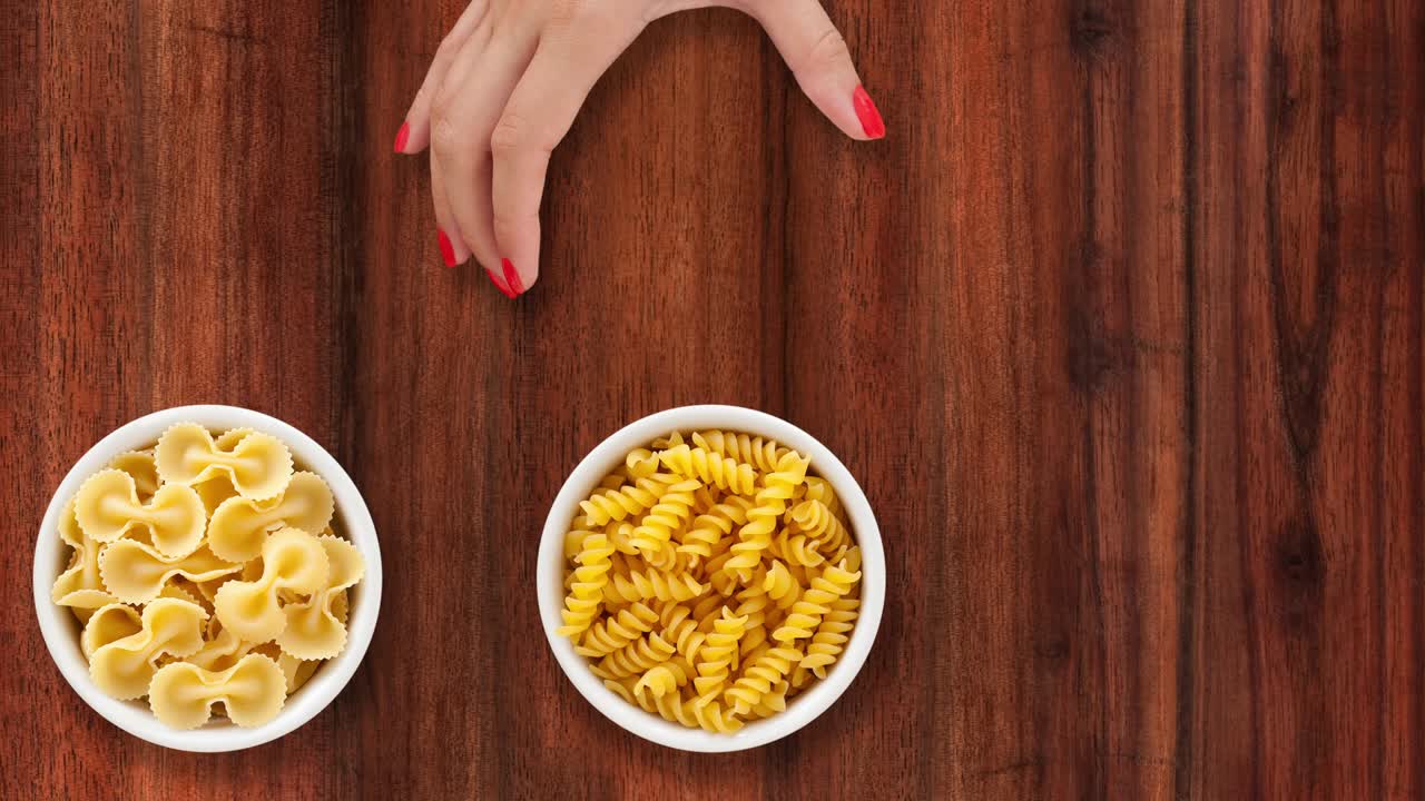 Offering dried pasta