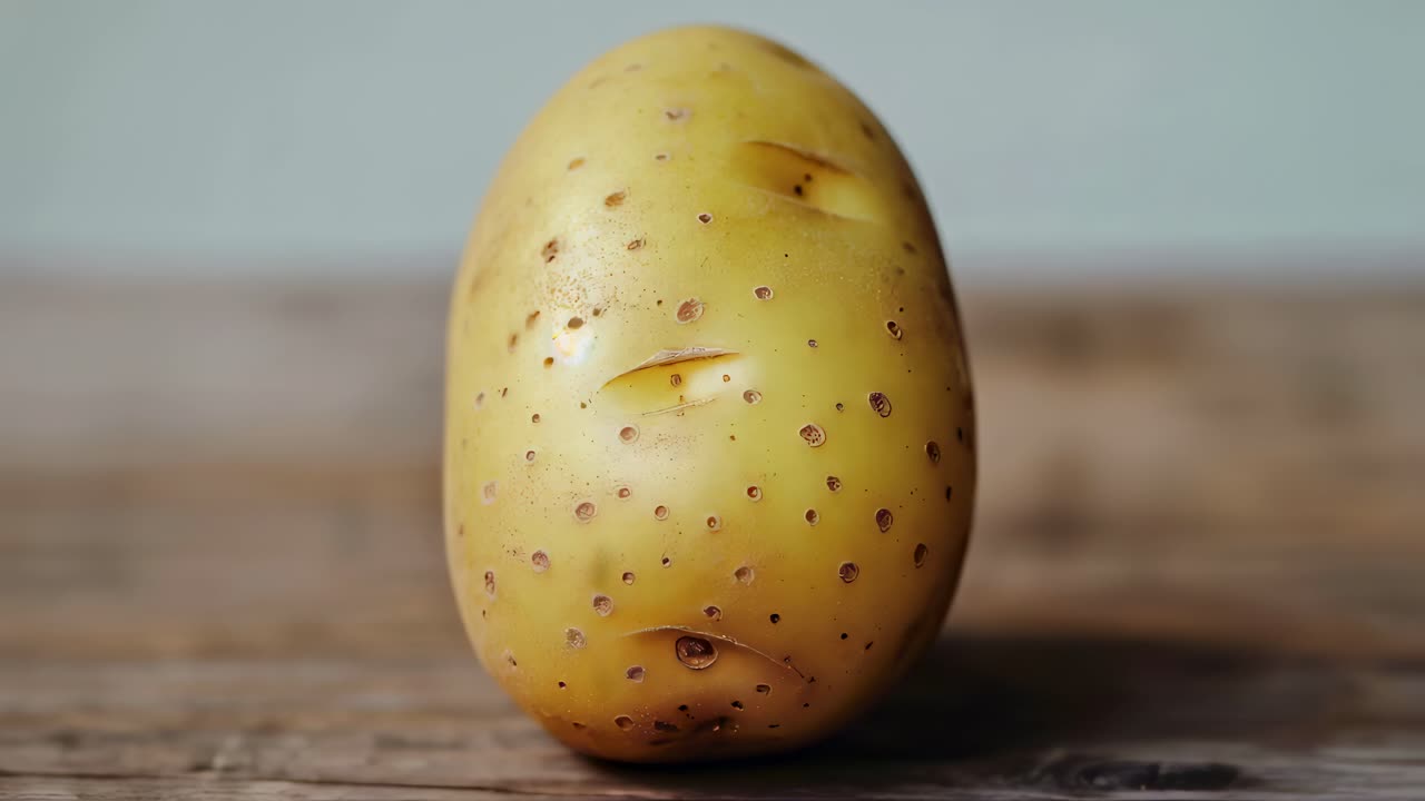 Patata con un volto