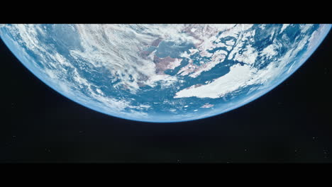 la tierra vista desde el espacio