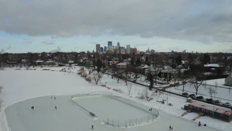 People-Playing-Hockey-in-Winter