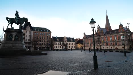 city centre in malmo, sweden