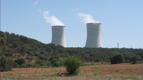 trillo nuclear power plant situated near trillo town, in the province of guadalajara, spain