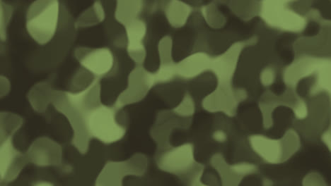 animaciones en bucle de un patrón de camuflaje líquido verde y gris apagado