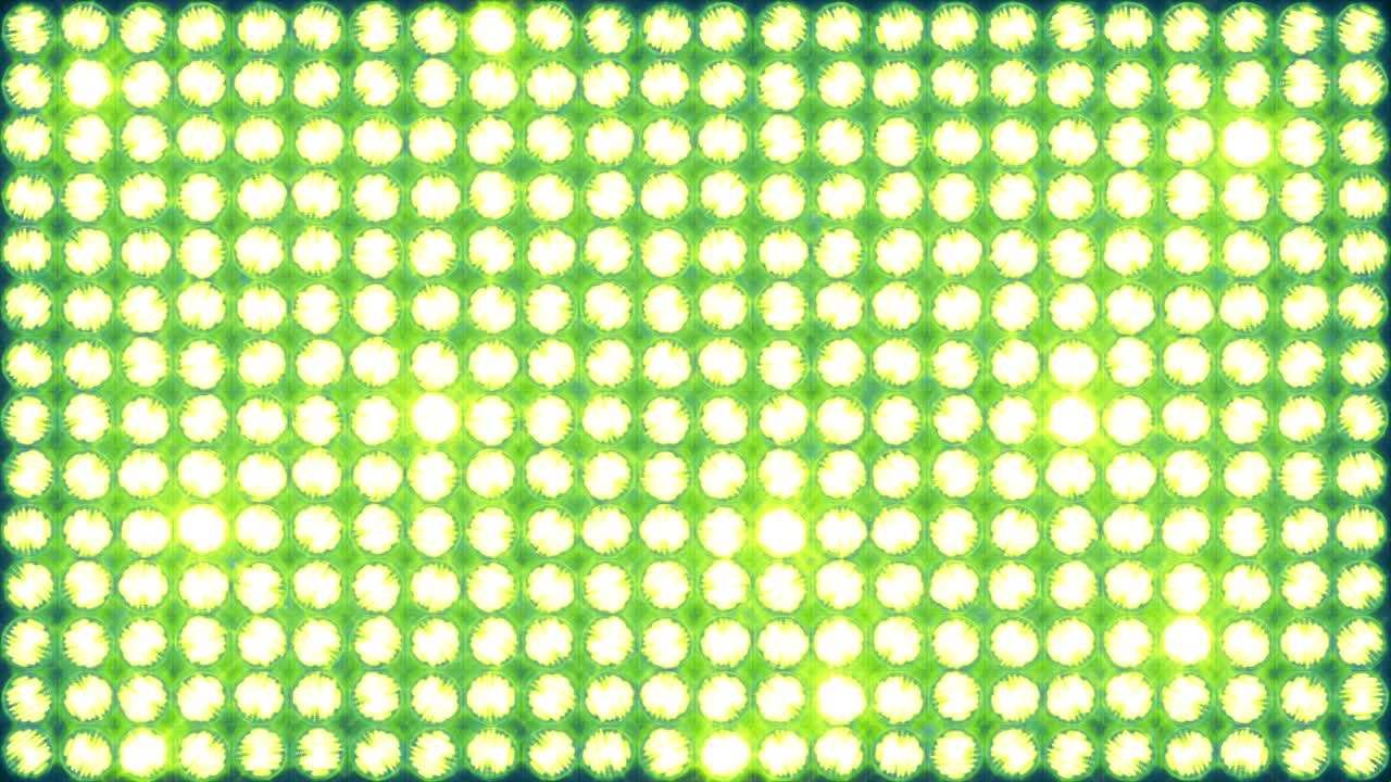 Lighting a wall of light using simple shapes