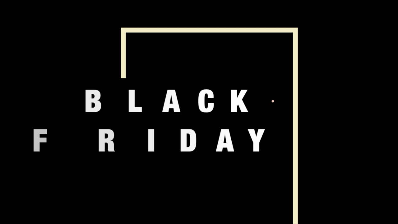 애니메이션 소개 텍스트 블랙 프라이데이 1
