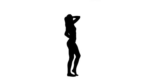 Silhouette-of-a-woman-doing-poses-for-the-camera