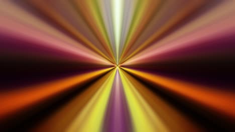 luz abstractamente creativa de colores brilla con el centro para la tecnología y el fondo de la comunicación. velocidad de la luz de brillo, rayos de neón brillantes en movimiento. explosión de colores, moviéndose a través de las estrellas. bucle sin costuras