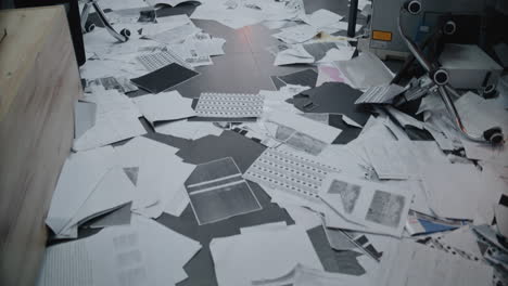 crime scene investigation in a disorganized office