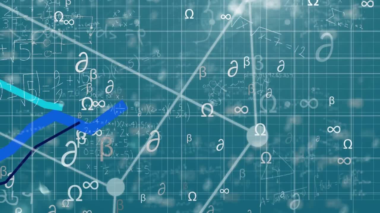 수학적 방정식에 대한 데이터 처리의 애니메이션