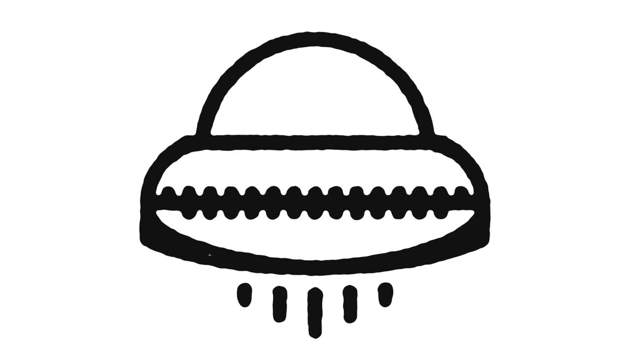 imágenes de animación de íconos de viajes espaciales y canal alfa