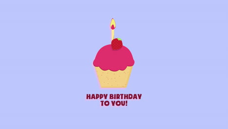 Animated-closeup-Happy-Birthday-text-with-candy-cake-on-holiday-background-1