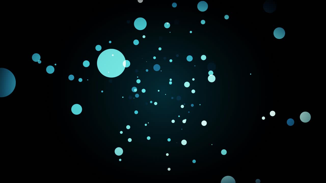 fondo de partículas azules abstractas