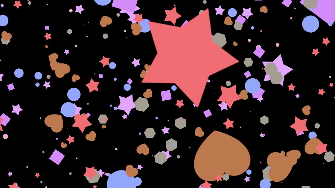 입자 팝 추상 효과 배경