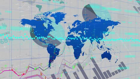 Weltkarte-Gegen-Finanzdatenverarbeitung