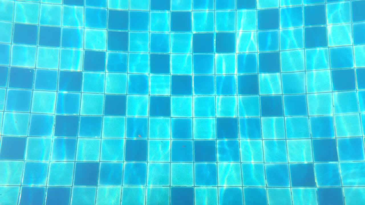 abstraktes schwimmbadboden kaustik wellen und fluss mit wellen hintergrund.