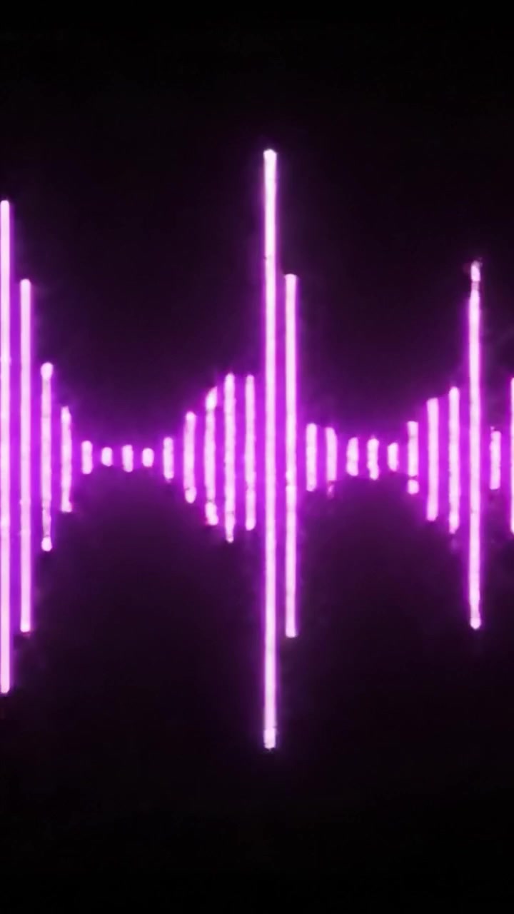 A Stunning Visual Representation of Sound Waves Transitioning from a Vibrant Cyan to a Bold Magenta, Capturing the Essence of Music through Light Patterns