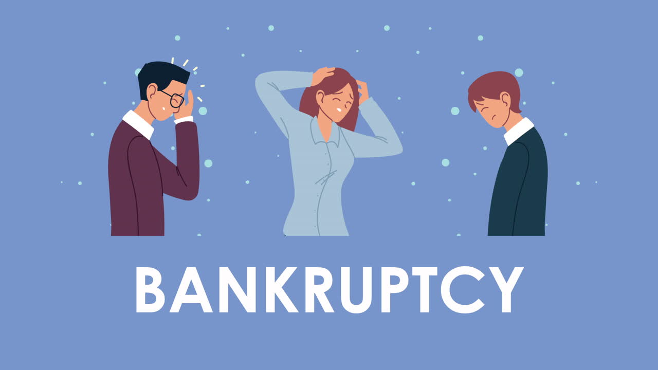 파산: 스트레스를 받은 직원