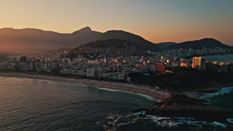 río de janeiro playa de ipanema establecer tiro aéreo, brasil américa del sur
