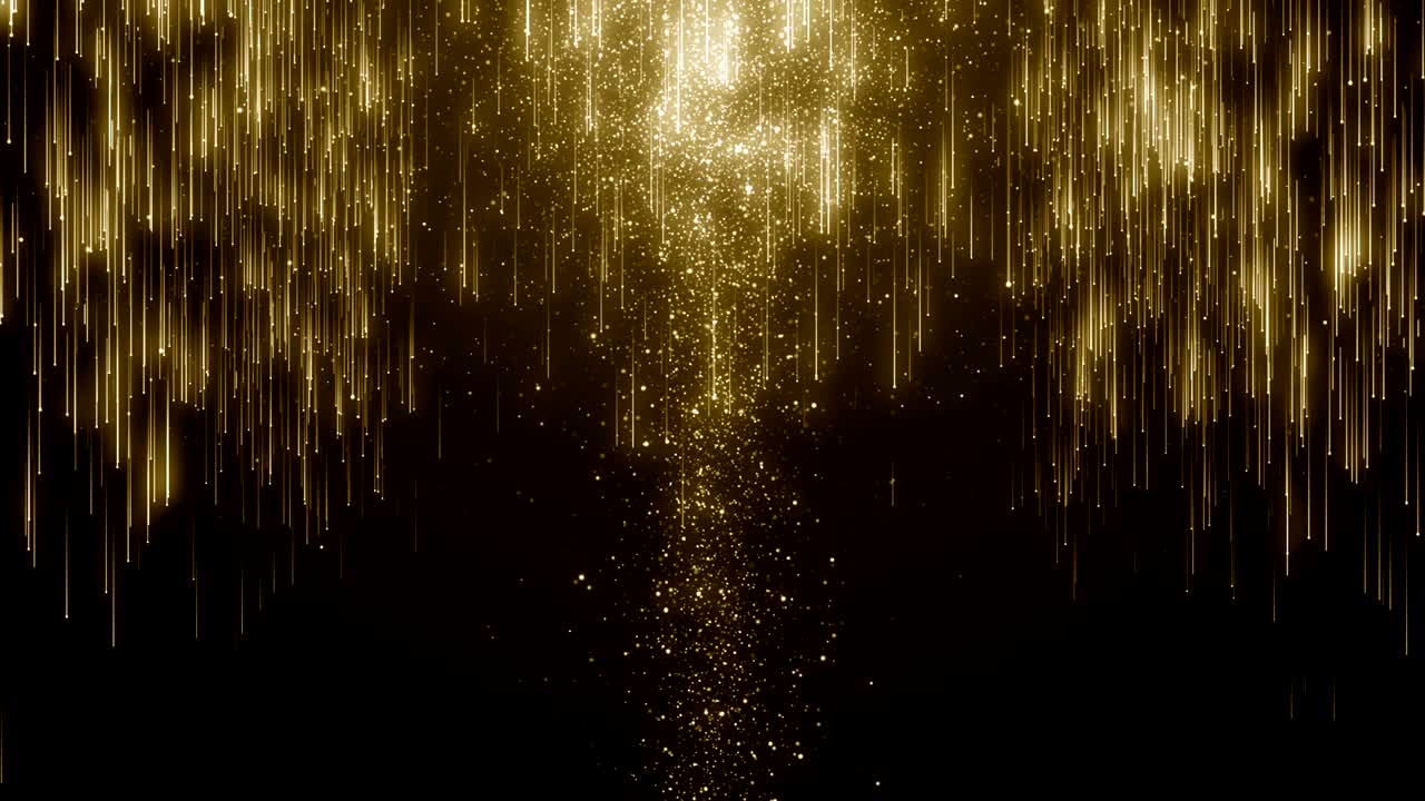 입자 금 반이는 보케상 먼지 추상적인 배경 루프
