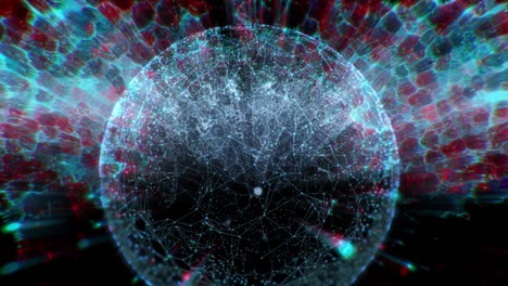 tecnología futurista hermosa animación de bucle
