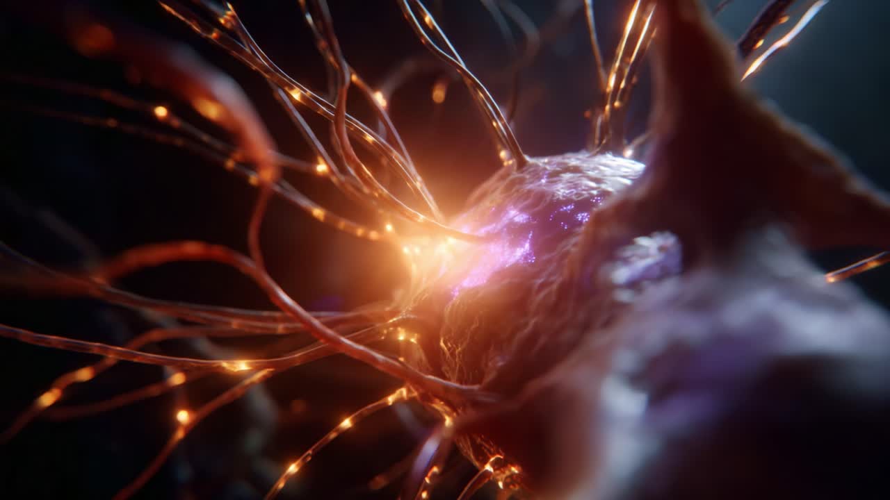 Exploring the Complex Structures of Neurons: A Close-Up View of Nerve Cells and Their Intricate Firing Patterns and Connections in the Nervous System