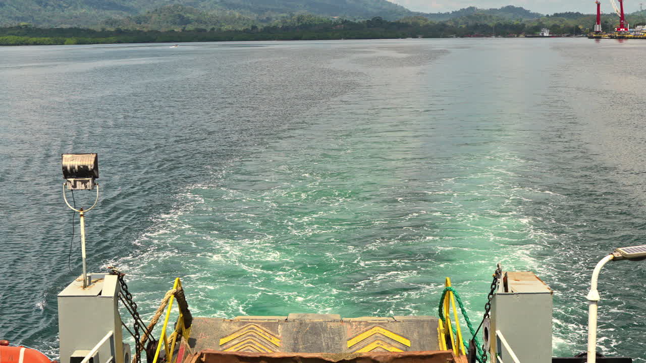 POV On The Back Of Speed Boat In Bocas del Toro, Panama