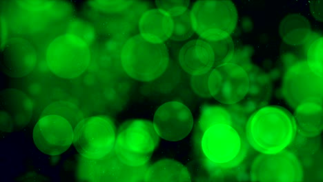 green soft particle background seamless loop