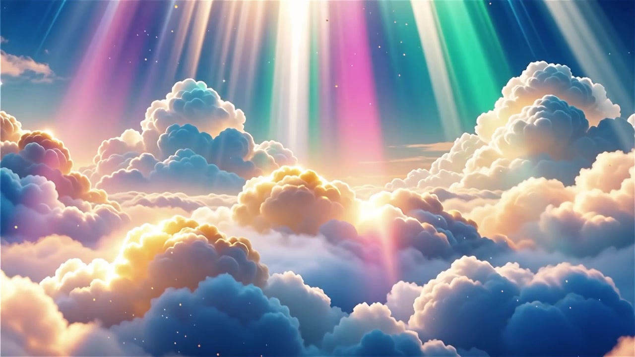 Sfondo di Adorazione Cristiana con Luce Celeste