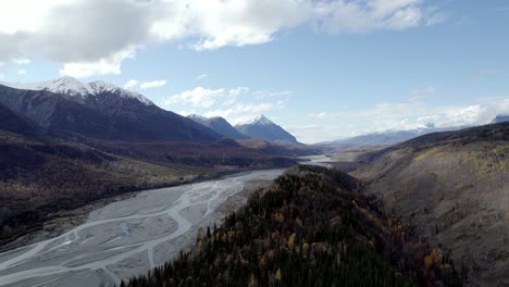 4K-30fps-Luftbildvideo-Des-Matanuska-River-In-Alaska
