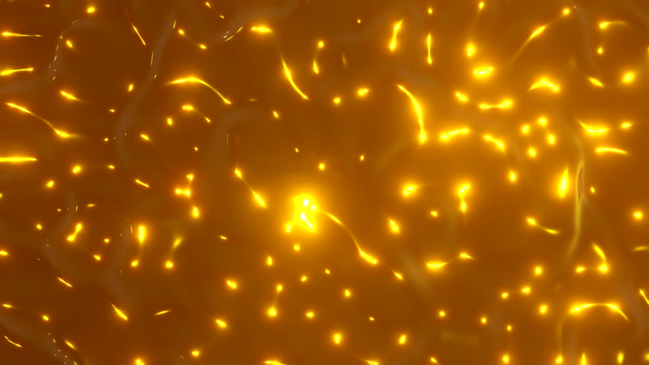 3d 렌더링 금색 파동 추상적인 배경, 천천히 흐르는 금색 색상, 느린 텍스처 애니메이션, 4k 루프