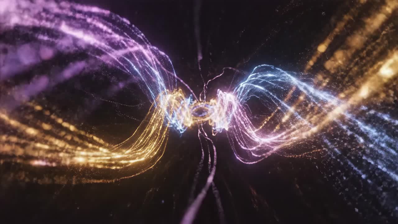 Abstract Particle Motion Background