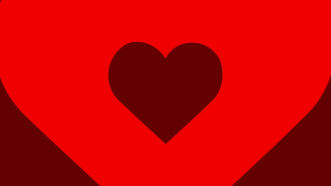 corazones de amor expandiendo fondo abstracto bucle sin costuras