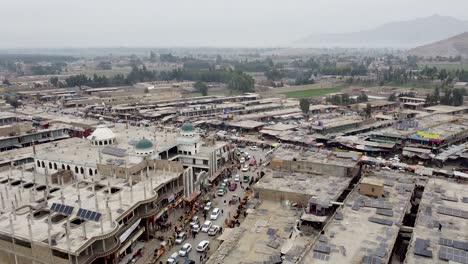 views above an ancient bazaar