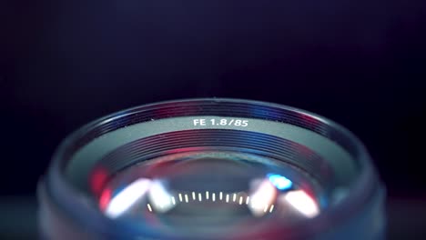 closeup of popular sony 85mm f1