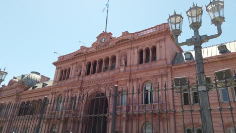 establishing of pink house casa rosada government of buenos aires city argentina