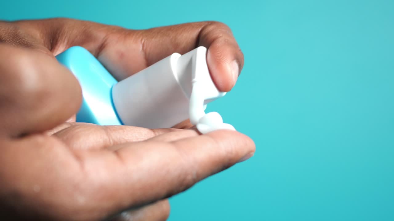 aplicación de la loción