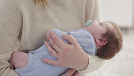 mother, relax baby and nap with love