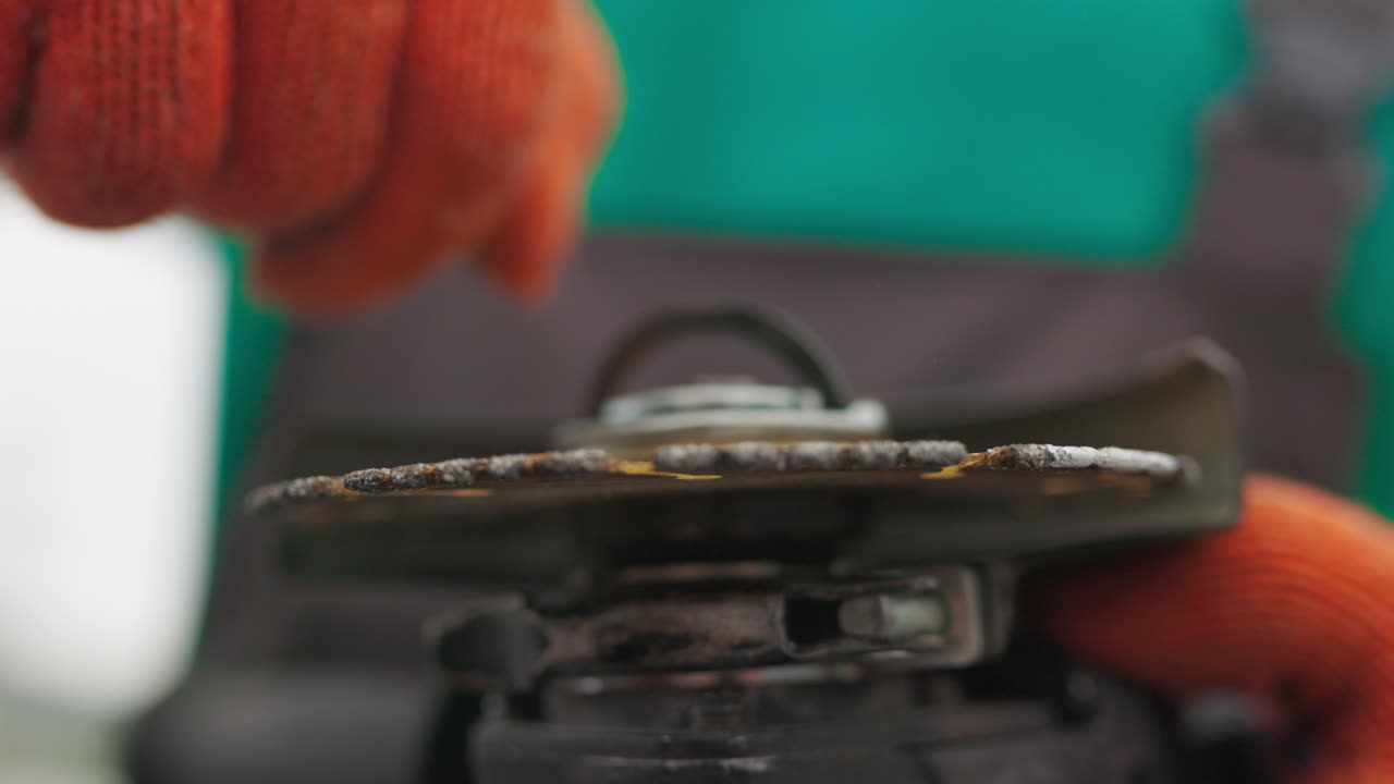 mantenimiento del molinillo angular