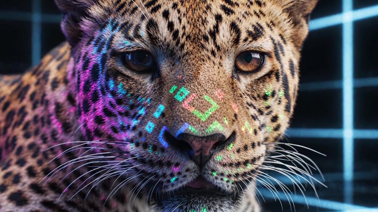 Neon leopard Videos - HD and 4K to download | Magnific