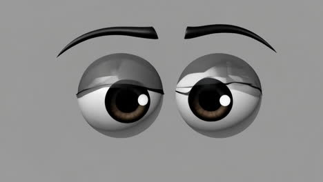 animated cartoon eyes with various expressions