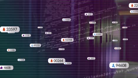 Animación-De-Procesamiento-De-Datos-E-íconos-De-Redes-Sociales-Flotando-Contra-La-Sala-De-Servidores-De-Computadoras