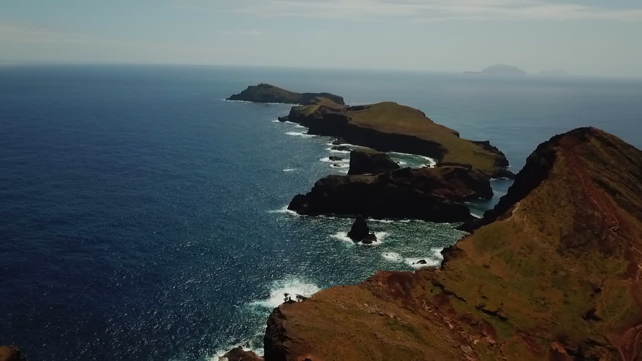 Explore the beauty of Madeira's surrounding islands through stunning aerial footage