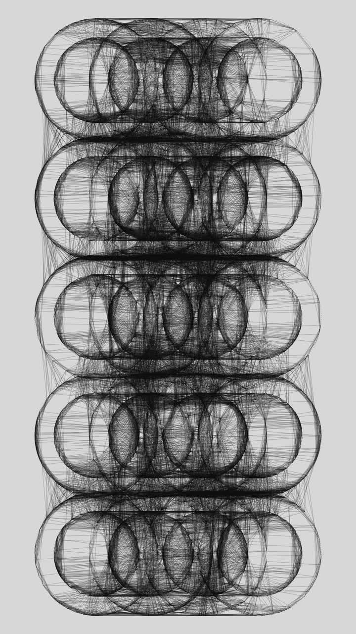 Animated structure of linking lines and round points over clean white field. Technology background suited for data systems, computing, and communication