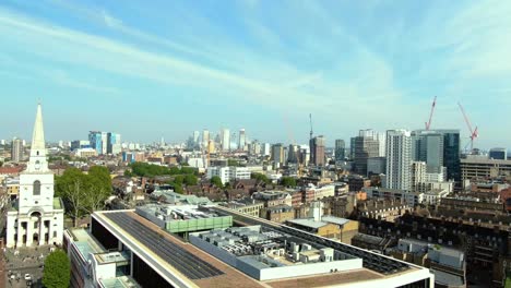 Panning-shot-of-Buildings-in-the-city-of-London