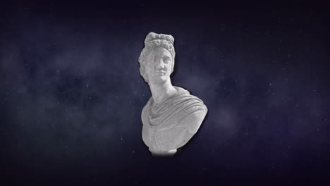 animación de interferencia y escultura sobre el espacio
